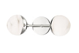 Lighting - Wall Sconce Saratoga 2 Light Wall Sconce // Polished Nickel 