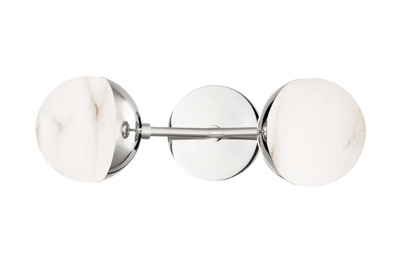 Lighting - Wall Sconce Saratoga 2 Light Wall Sconce // Polished Nickel 