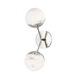 Lighting - Wall Sconce Saratoga 2 Light Wall Sconce // Polished Nickel 