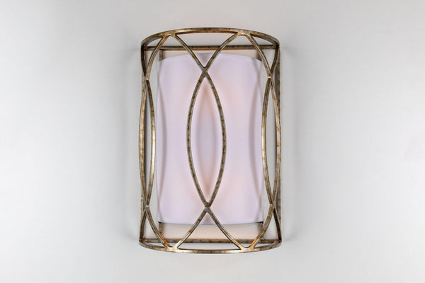 Lighting - Wall Sconce Sausalito 2lt Wall Sconce // Silver Gold 