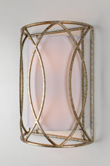 Lighting - Wall Sconce Sausalito 2lt Wall Sconce // Silver Gold 