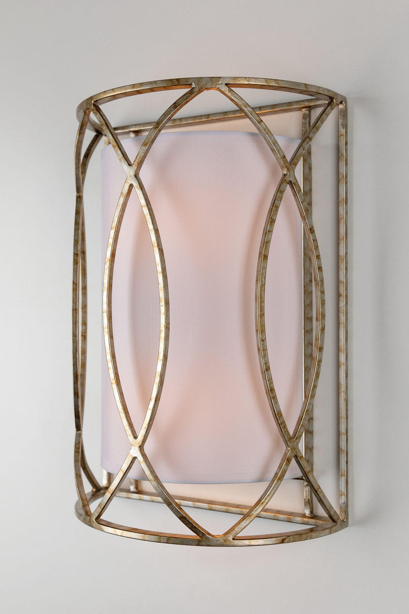 Lighting - Wall Sconce Sausalito 2lt Wall Sconce // Silver Gold 