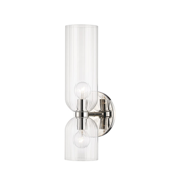 Lighting - Wall Sconce Sayville 2 Light Wall Sconce // Polished Nickel 