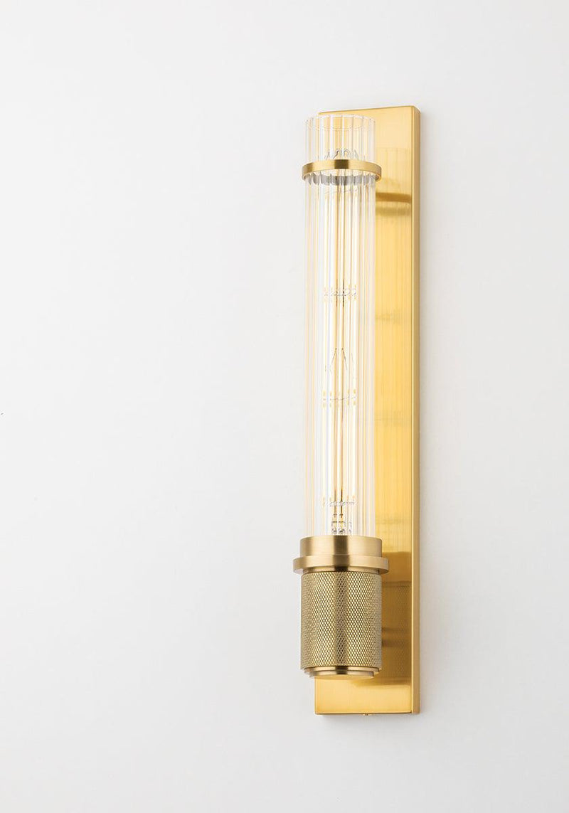 Lighting - Wall Sconce Shaw 1 Light Wall Sconce // Aged Brass 