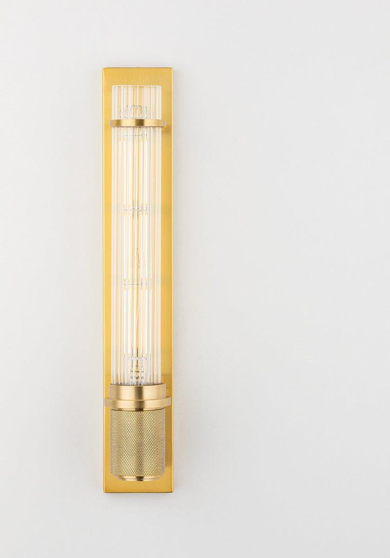 Lighting - Wall Sconce Shaw 1 Light Wall Sconce // Aged Brass 