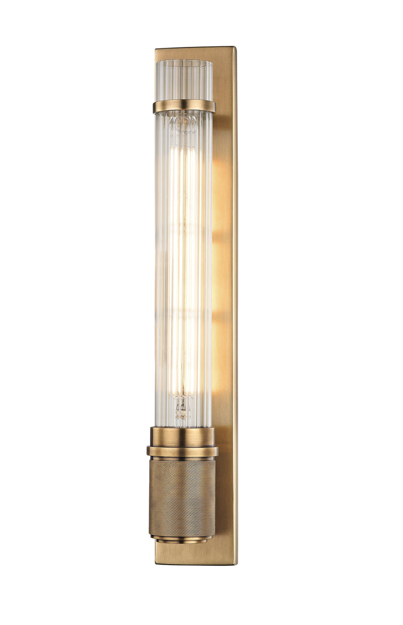 Lighting - Wall Sconce Shaw 1 Light Wall Sconce // Aged Brass 