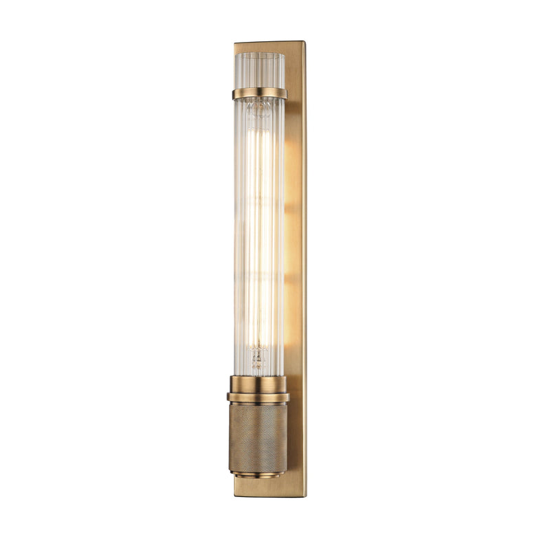 Lighting - Wall Sconce Shaw 1 Light Wall Sconce // Aged Brass 