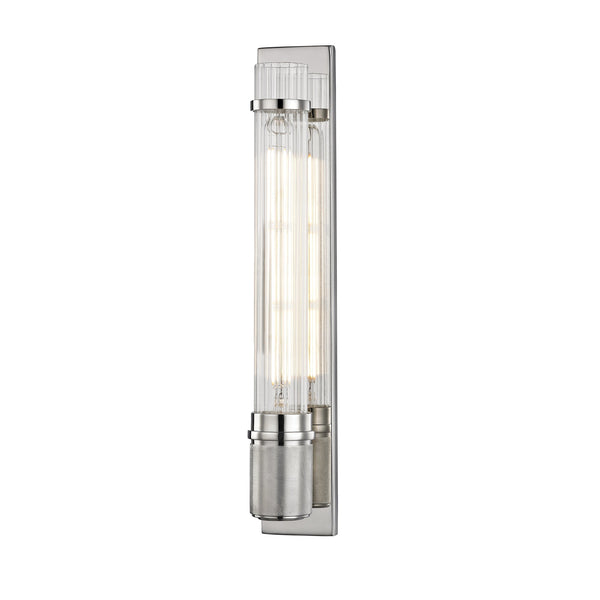 Lighting - Wall Sconce Shaw 1 Light Wall Sconce // Polished Nickel 