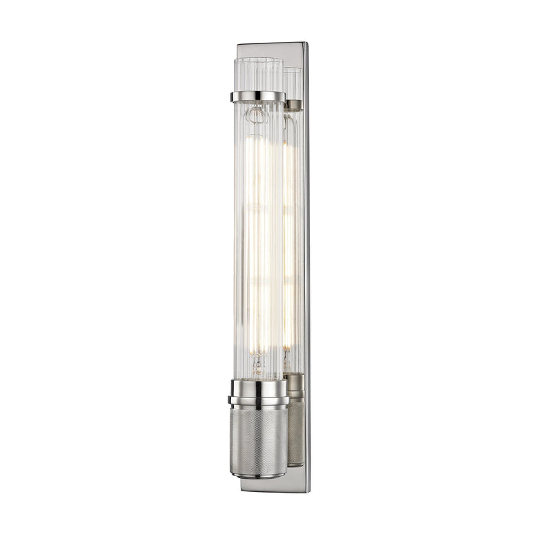 Lighting - Wall Sconce Shaw 1 Light Wall Sconce // Polished Nickel 