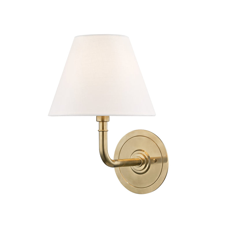 Lighting - Wall Sconce Signature No.1 1 Light Wall Sconce // Aged Brass 