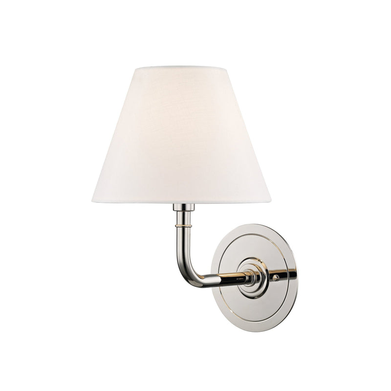 Lighting - Wall Sconce Signature No.1 1 Light Wall Sconce // Polished Nickel 