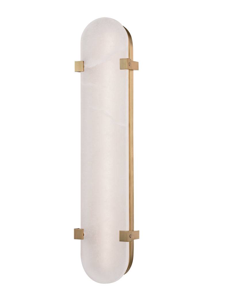 Lighting - Wall Sconce Skylar Led Wall Sconce // Aged Brass // Large 