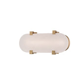 Lighting - Wall Sconce Skylar Led Wall Sconce // Aged Brass // Small 