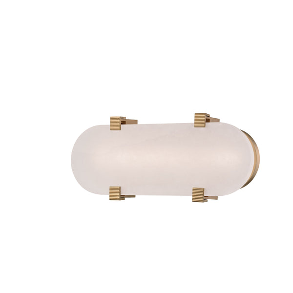 Lighting - Wall Sconce Skylar Led Wall Sconce // Aged Brass // Small 