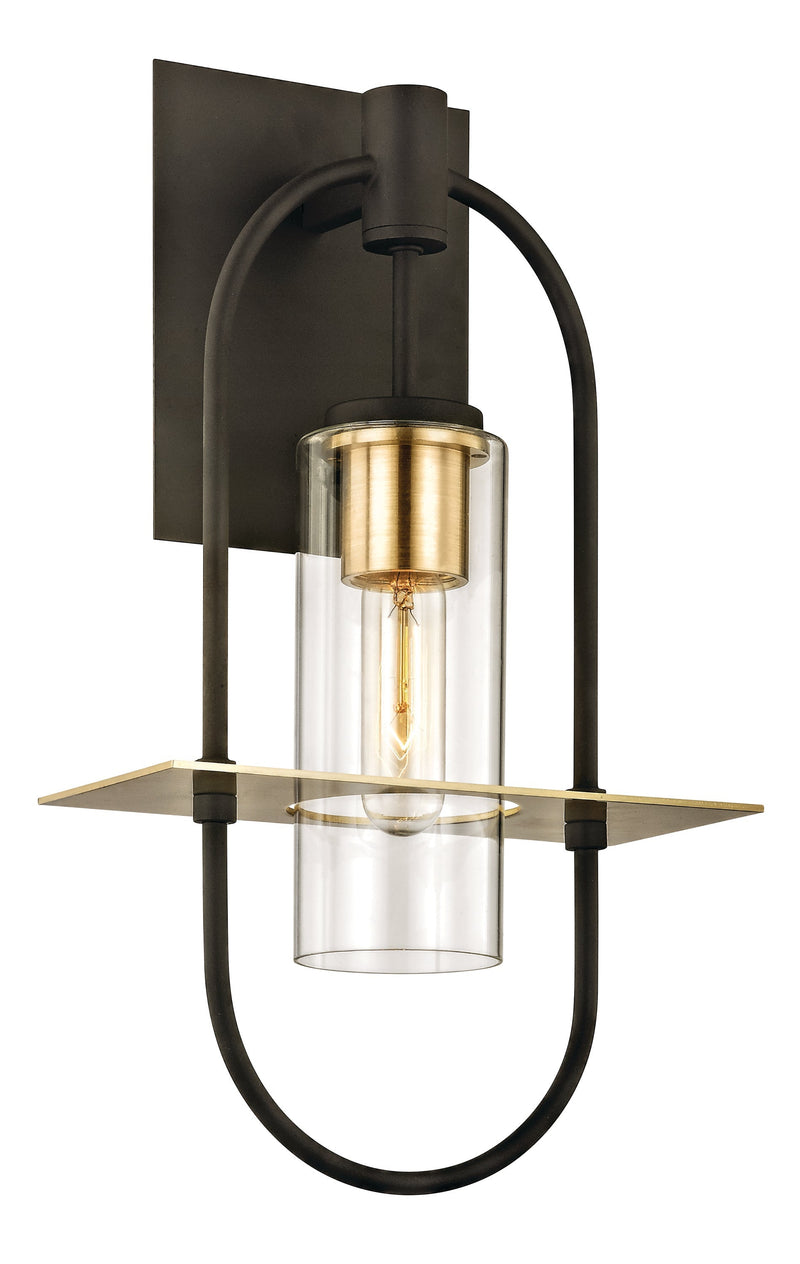 Lighting - Wall Sconce Smyth 1lt Wall // Dark Bronze and Brushed Brass // Medium 