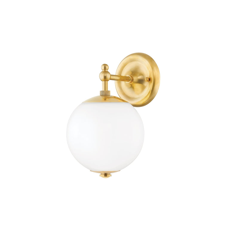 Lighting - Wall Sconce Sphere No.1 1 Light Wall Sconce // Aged Brass 