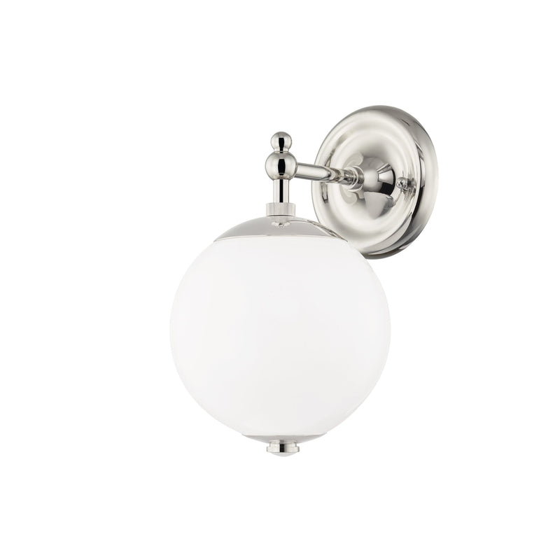 Lighting - Wall Sconce Sphere No.1 1 Light Wall Sconce // Polished Nickel 