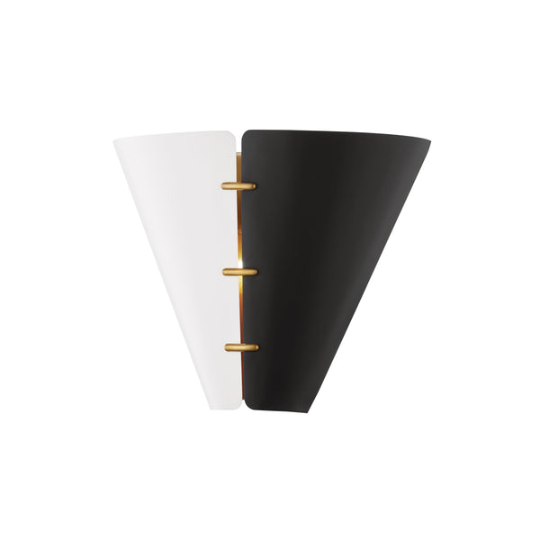 Lighting - Wall Sconce Split 2 Light Large Wall Sconce // Aged Brass 