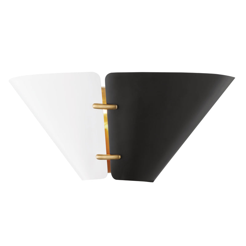 Lighting - Wall Sconce Split 2 Light Small Wall Sconce // Aged Brass 