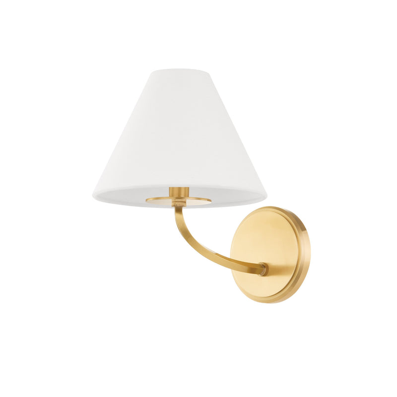 Lighting - Wall Sconce Stacey 1 Light Wall Sconce // Aged Brass 