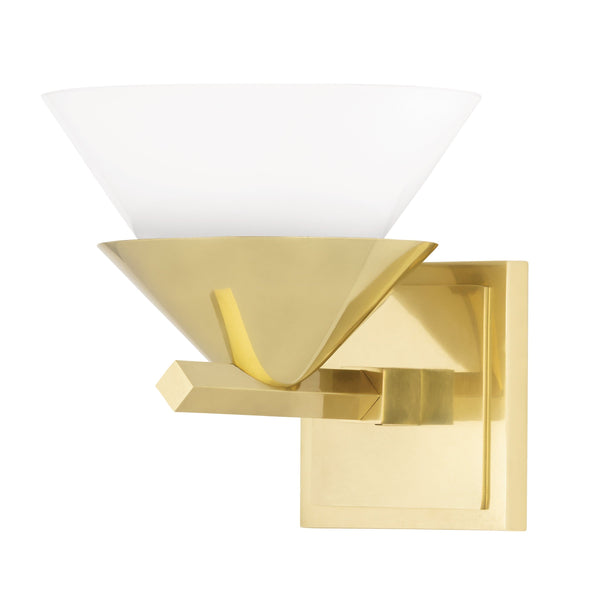 Lighting - Wall Sconce Stillwell 1 Light Wall Sconce // Aged Brass 