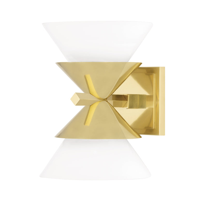 Lighting - Wall Sconce Stillwell 2 Light Wall Sconce // Aged Brass 