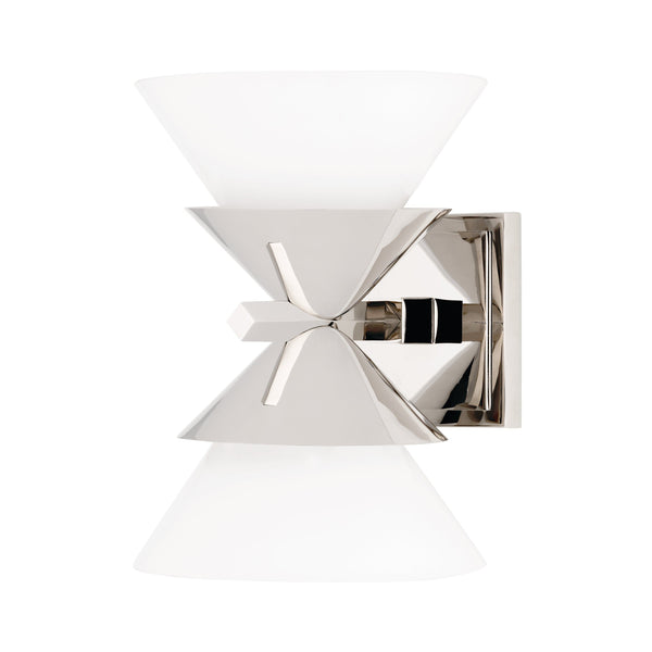 Lighting - Wall Sconce Stillwell 2 Light Wall Sconce // Polished Nickel 