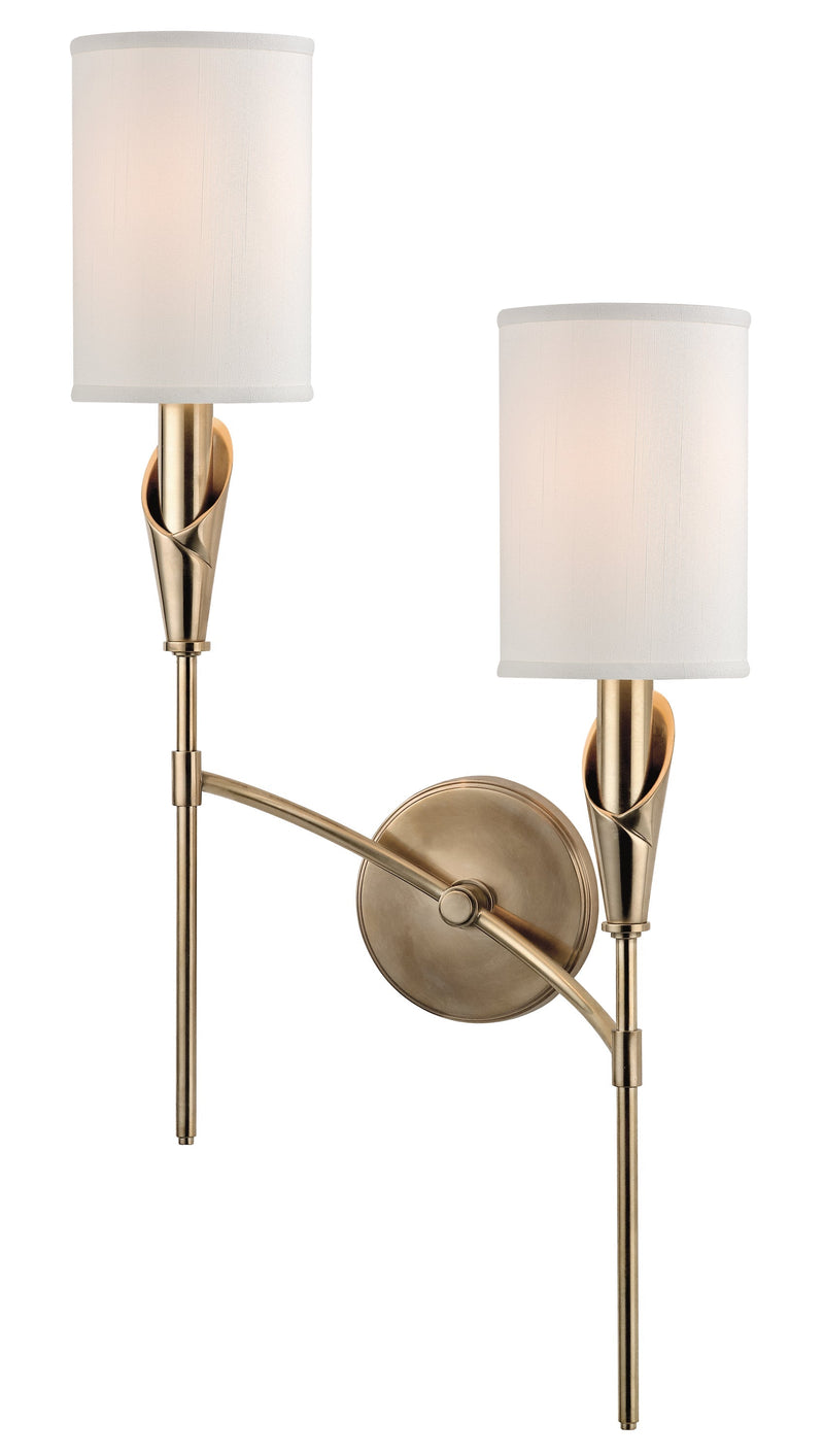 Lighting - Wall Sconce Tate 2 Light Right Wall Sconce // Aged Brass 