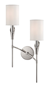 Lighting - Wall Sconce Tate 2 Light Right Wall Sconce // Polished Nickel 