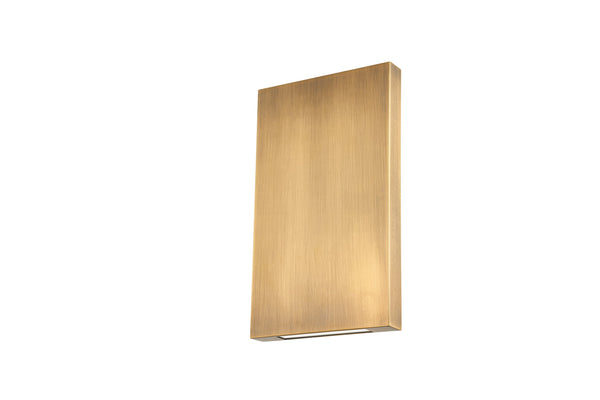 Lighting - Wall Sconce Thayne 1 Light Exterior Wall Sconce // Patina Brass // Large 