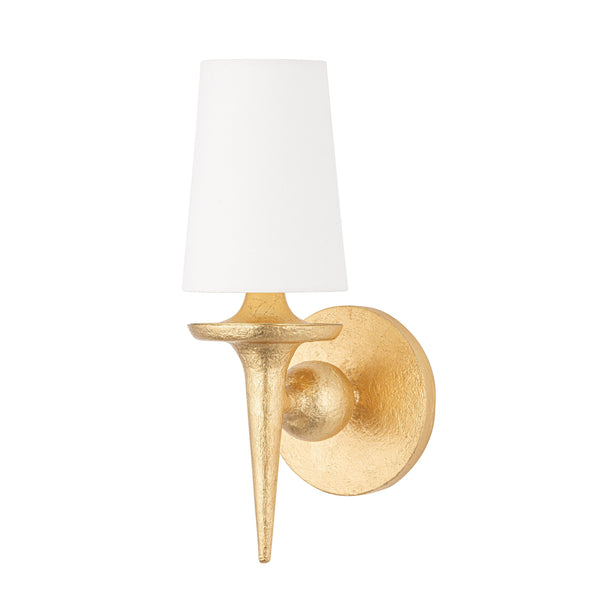 Lighting - Wall Sconce Torch 1 Light Wall Sconce // Gold Leaf 