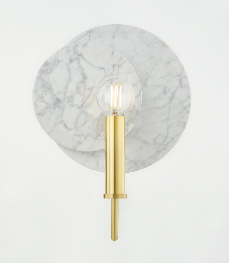 Lighting - Wall Sconce Tula 1 Light Wall Sconce // Aged Brass 