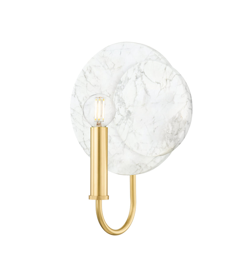 Lighting - Wall Sconce Tula 1 Light Wall Sconce // Aged Brass 