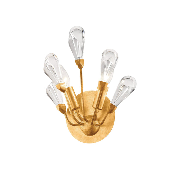 Lighting - Wall Sconce Tulip 2 Light Wall Sconce // Gold Leaf 