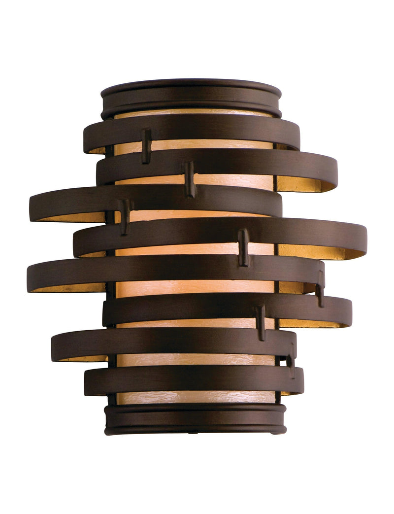 Lighting - Wall Sconce Vertigo 1lt Wall Sconce // Bronze and Gold Leaf 