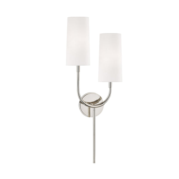 Lighting - Wall Sconce Vesper 2 Light Wall Sconce // Polished Nickel 