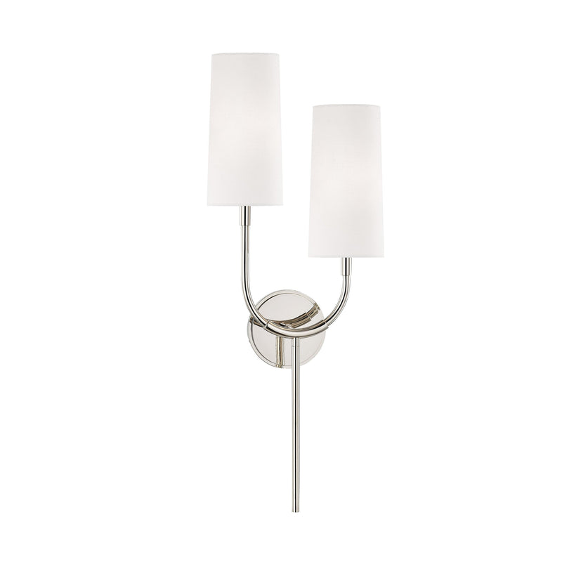 Lighting - Wall Sconce Vesper 2 Light Wall Sconce // Polished Nickel 