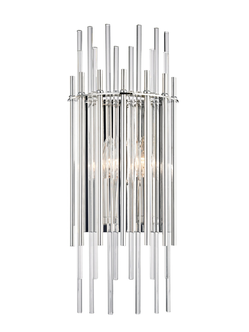 Lighting - Wall Sconce Wallis 2 Light Wall Sconce // Polished Nickel 