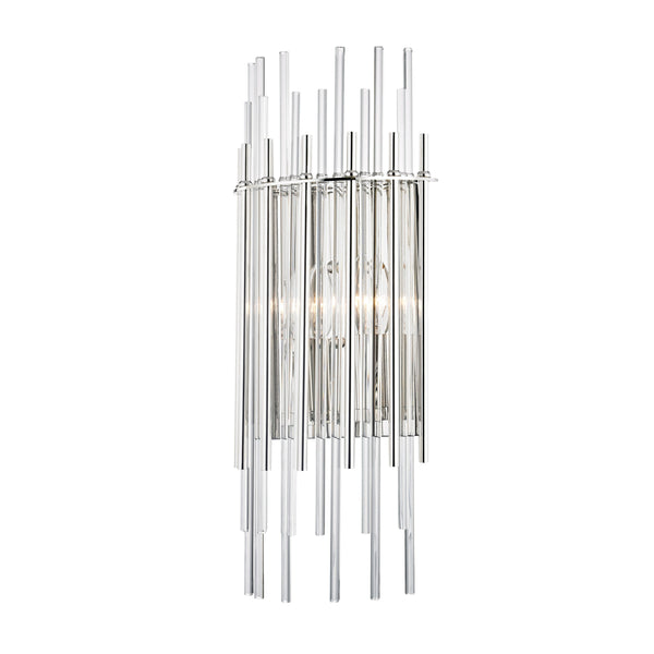 Lighting - Wall Sconce Wallis 2 Light Wall Sconce // Polished Nickel 