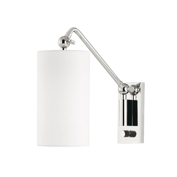 Lighting - Wall Sconce Wayne 1 Light Wall Sconce // Polished Nickel 