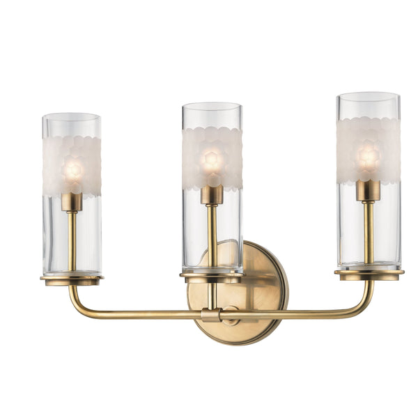 Lighting - Wall Sconce Wentworth 3 Light Wall Sconce // Aged Brass 