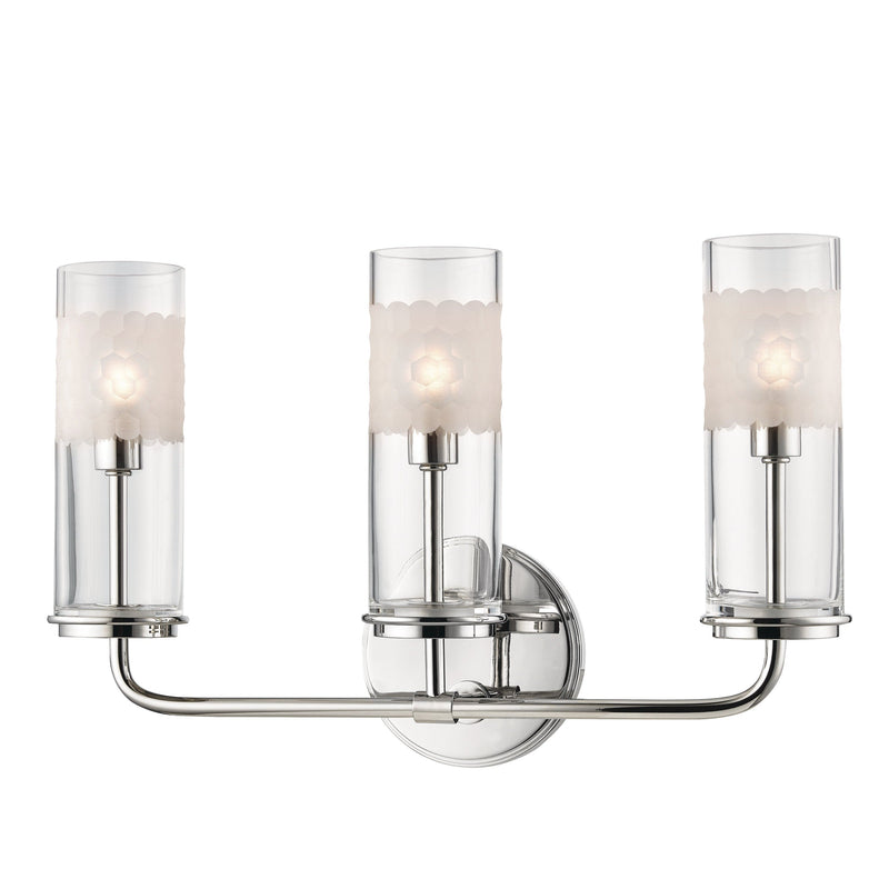 Lighting - Wall Sconce Wentworth 3 Light Wall Sconce // Polished Nickel 