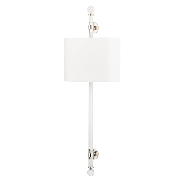 Lighting - Wall Sconce Wertham 2 Light Wall Sconce // Polished Nickel 