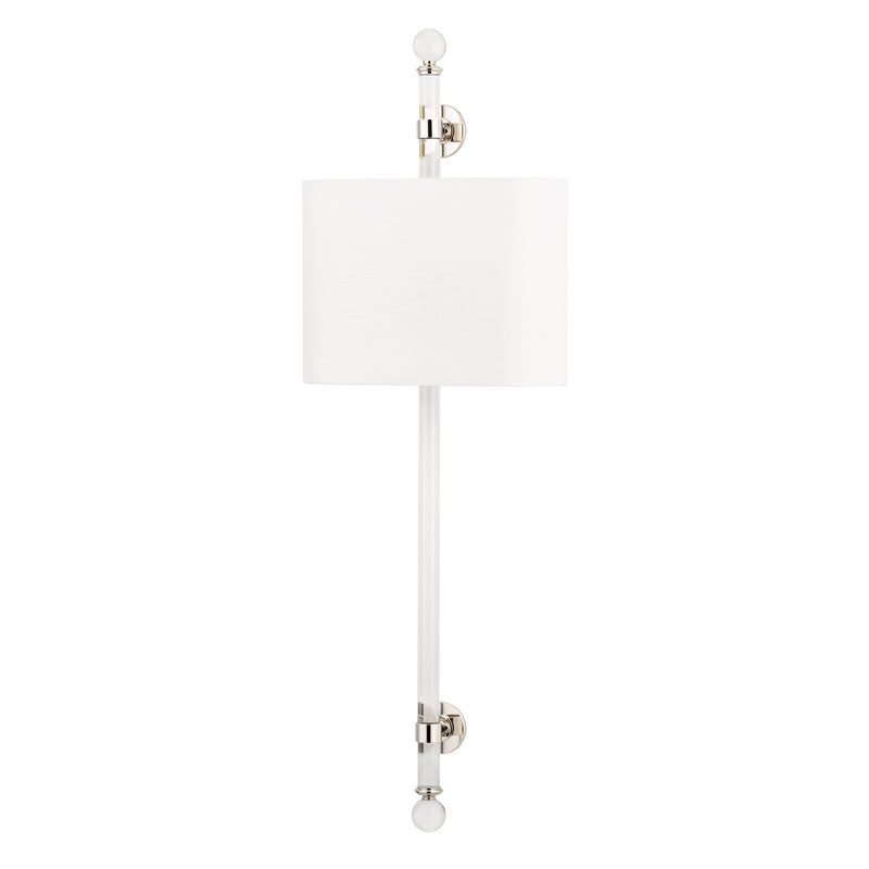 Lighting - Wall Sconce Wertham 2 Light Wall Sconce // Polished Nickel 