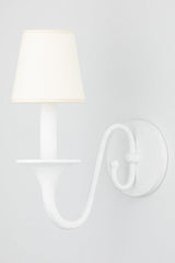 Lighting - Wall Sconce Windsor 1 Light Wall Sconce // White Plaster 