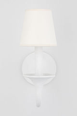 Lighting - Wall Sconce Windsor 1 Light Wall Sconce // White Plaster 