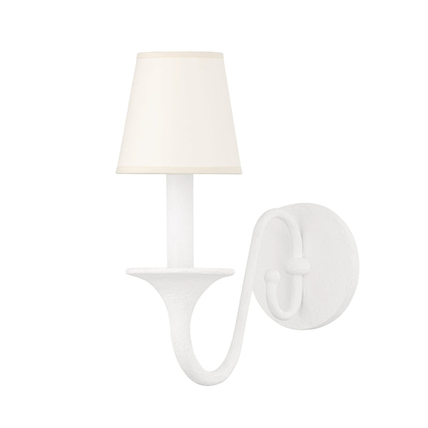 Lighting - Wall Sconce Windsor 1 Light Wall Sconce // White Plaster 