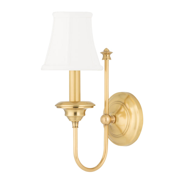 Lighting - Wall Sconce Yorktown 1 Light Wall Sconce // Aged Brass 