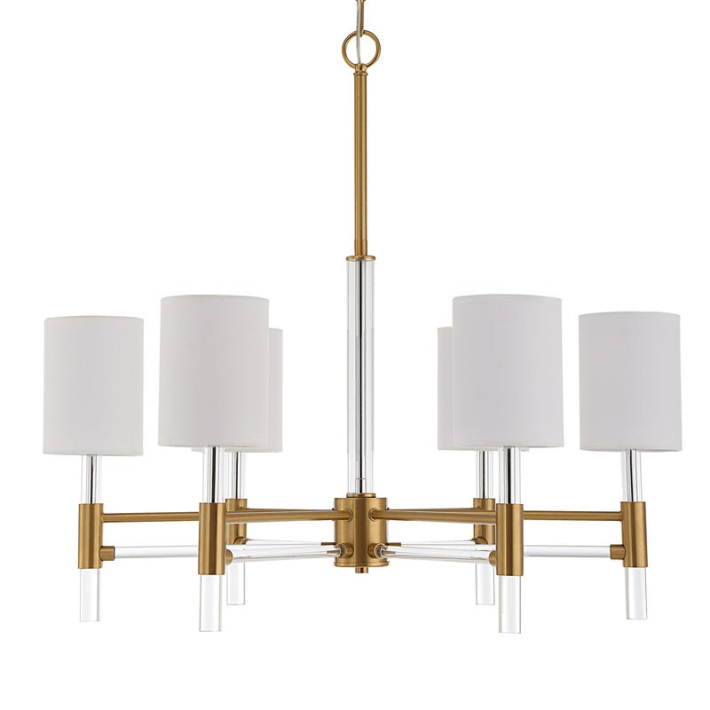 Lighting Welkin 6 Light Modern Chandelier 