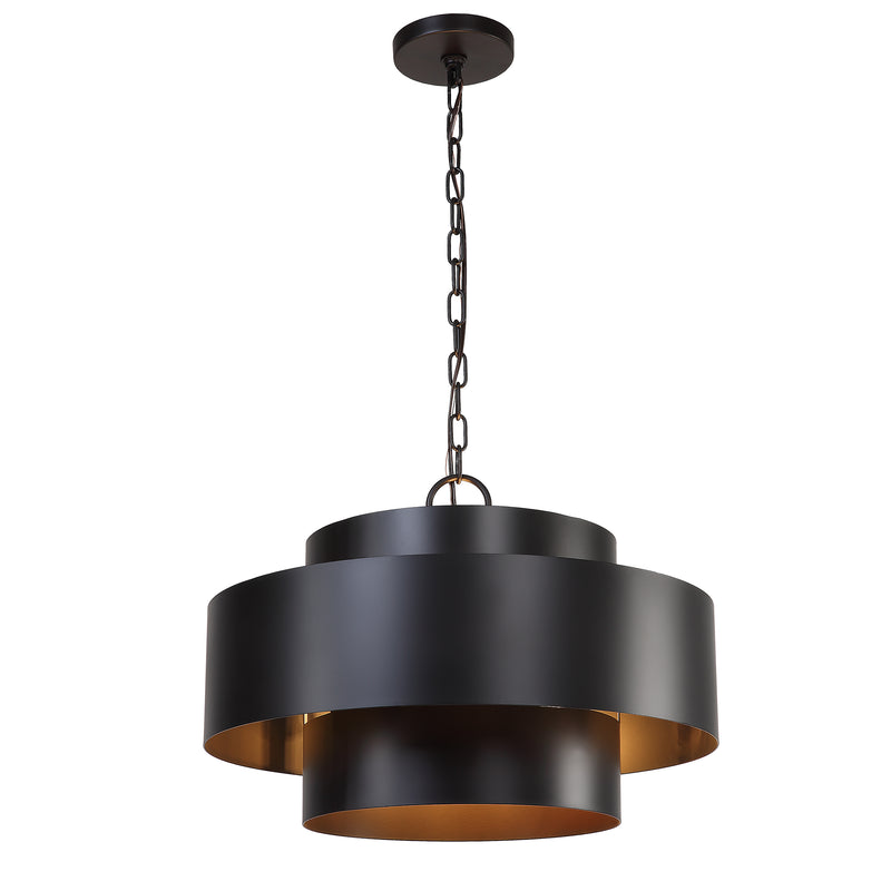 Lighting Youngstown Dark Bronze 4 Light Pendant 